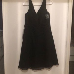 NWT Black Dress with Beads Size 12